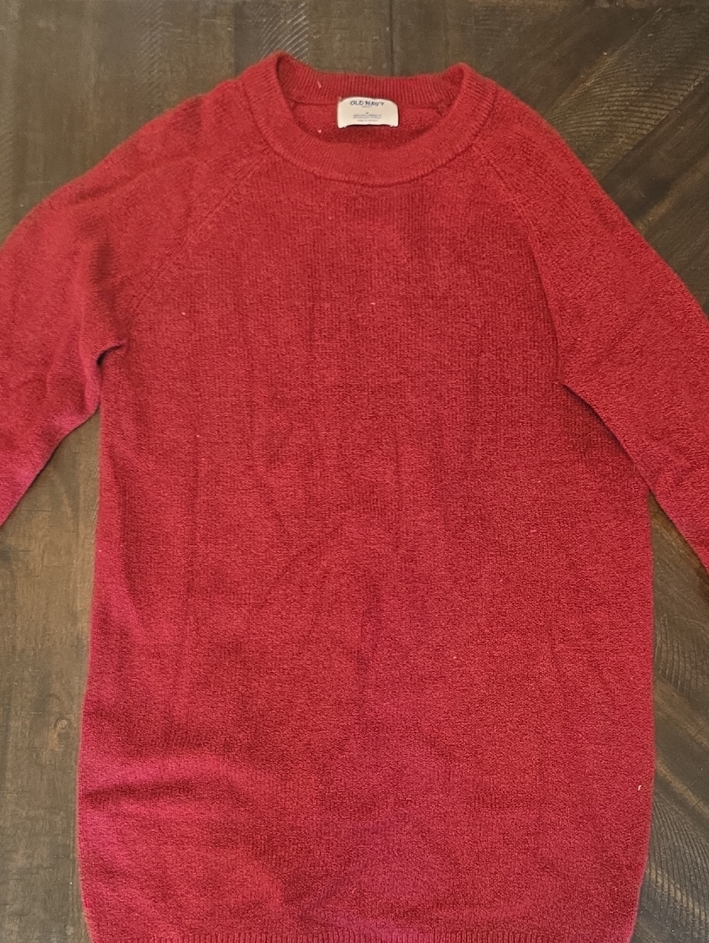 Old Navy Woman's Maroon Crewneck Sweater